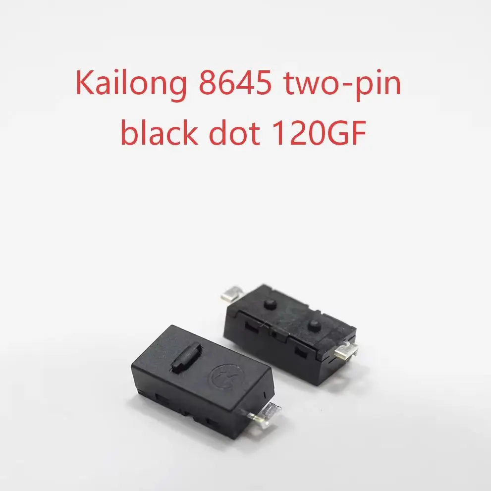 Kailong 2Pin Micro Switch Gaming Mouse Side Key, Fit G502 G903 G905 Viper, Betop Zeus T6 Game Controller Replacement Buttons