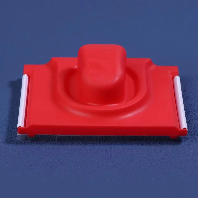 

Designed Paint Trim Brush 2pcs 5 Inch Red Brush with Flexible Nylon Bristles Plastic Handle for Fine Detailing