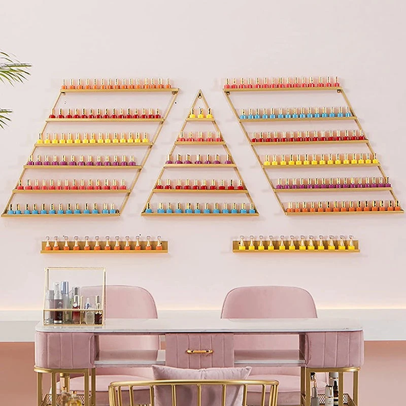 

Nail shop display stand Nail polish glue stand Internet celebrity multi-layer wrought iron nail polish Perfume Cosmetics