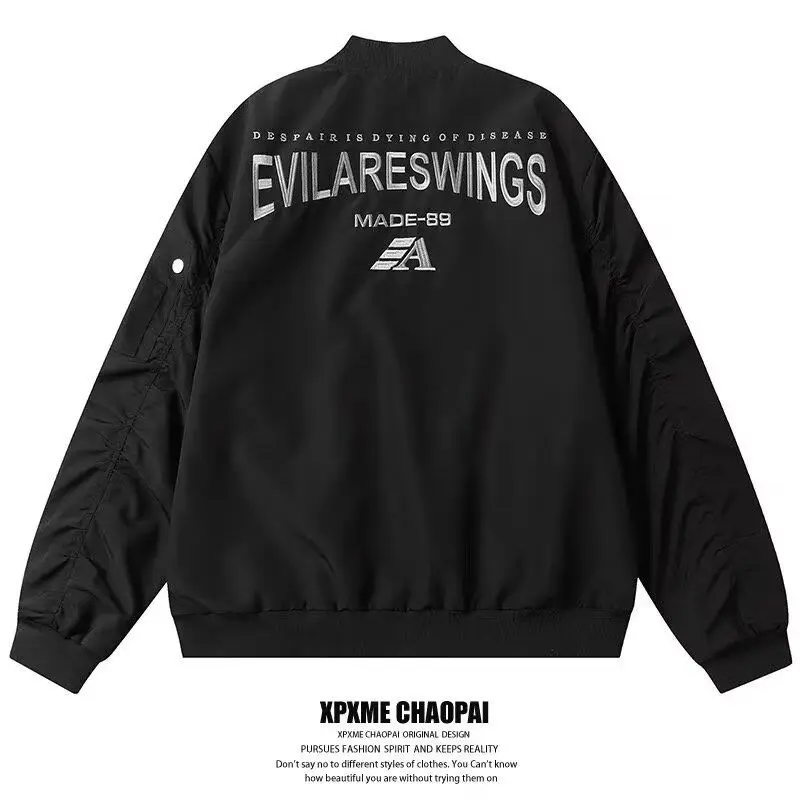 

Повседневная мужская куртка Jaet, американский модный бренд, весна-осень, новый Sle, элитная, легкая, эластичная, свободная посадка, молодежная политика...