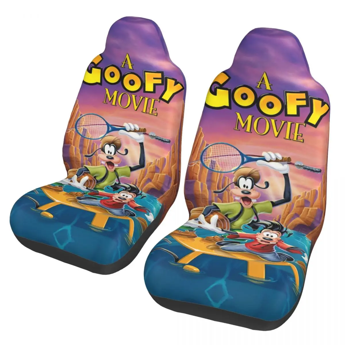 

Автомобильные аксессуары Goofy с рисунком собаки, чехлы на сиденья для транспортных средств, универсальные чехлы на сиденья для автомобиля, внедорожника, грузовика