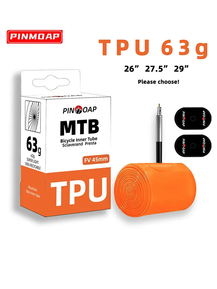 AliExpress 1/2/5pcs TPU Ultra Light MTB Mountain Bike Inner Tube MTB 26/27.5/29 Tire Metal Valve Bicycle Accessories Anti Puncture