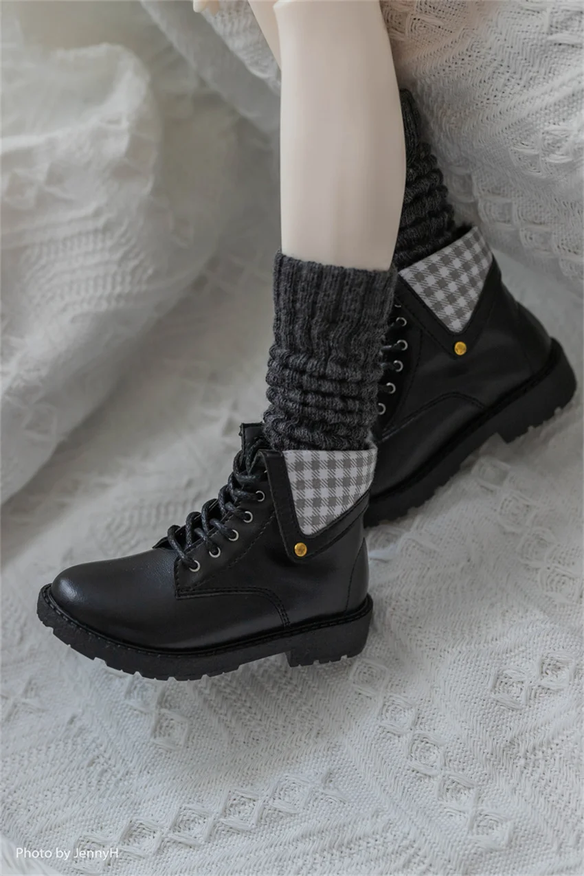 

BJD Shoes 1/3& 1/4 &Uncle &ID75 round head Oxford bottom ankle boots BJD Doll accessories