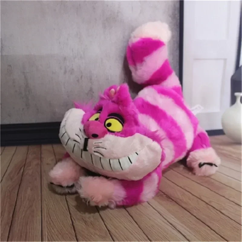 35cm dos desenhos animados disney alice no país das maravilhas cheshire gato grande macio pelúcia boneca animal clássico brinquedo de pelúcia aniversário presente de natal