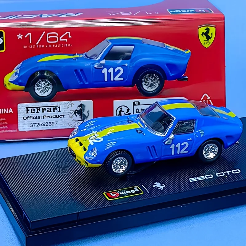 

Diecast 1:64 Alloy Sports Car Model Of Gt25o Track Version Retro Classic Car Toy Metal Miniature Voiture Birthday Gift Toys