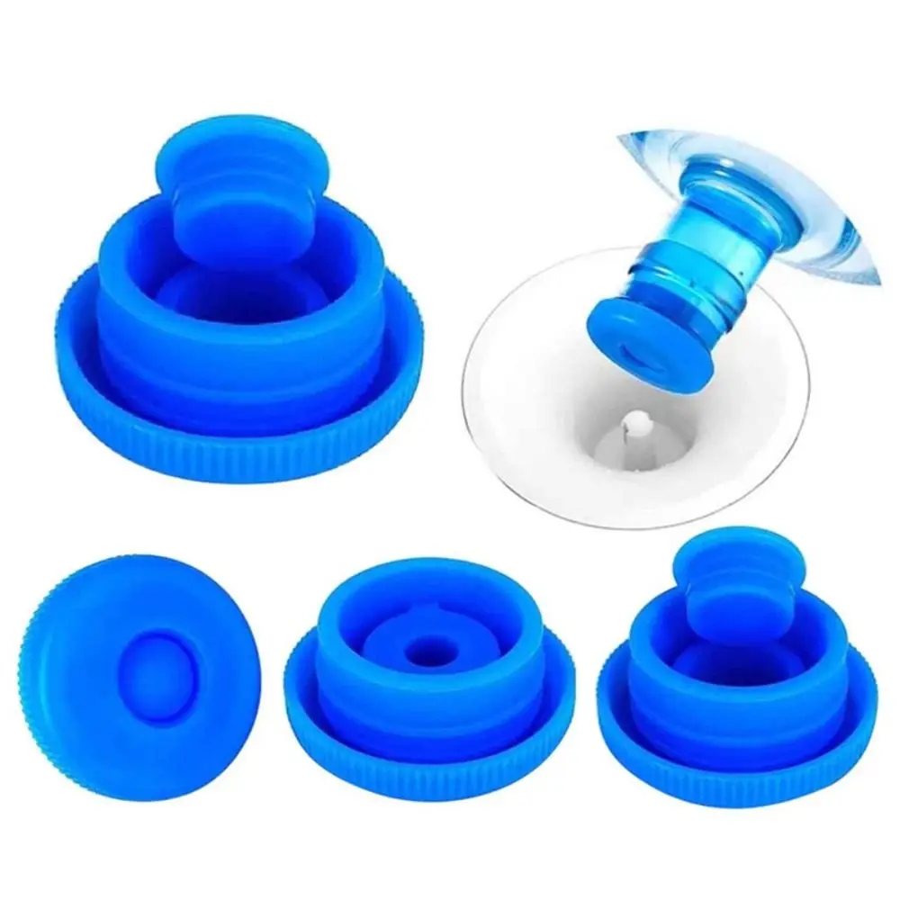 New Silicone Water Bottle Lid Replacement 3 and 5 Gallon Water Jugs Lid Stopper Anti Splash Accessories Top Cover