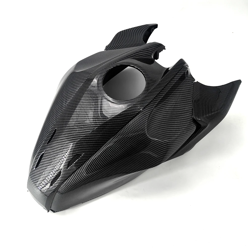 For YAMAHA MT-07 2025 Motorcycle ABS carbon fiber pattern Fuel Gas Tank Cover Protection Guard Fairing Fuel tank cap accessories view 2