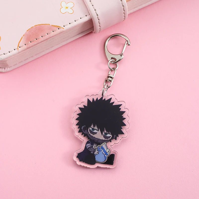 my hero ones justice Acrylic Keychain Cartoon Character Ornament Key Bag Pendant Clothing Accessories