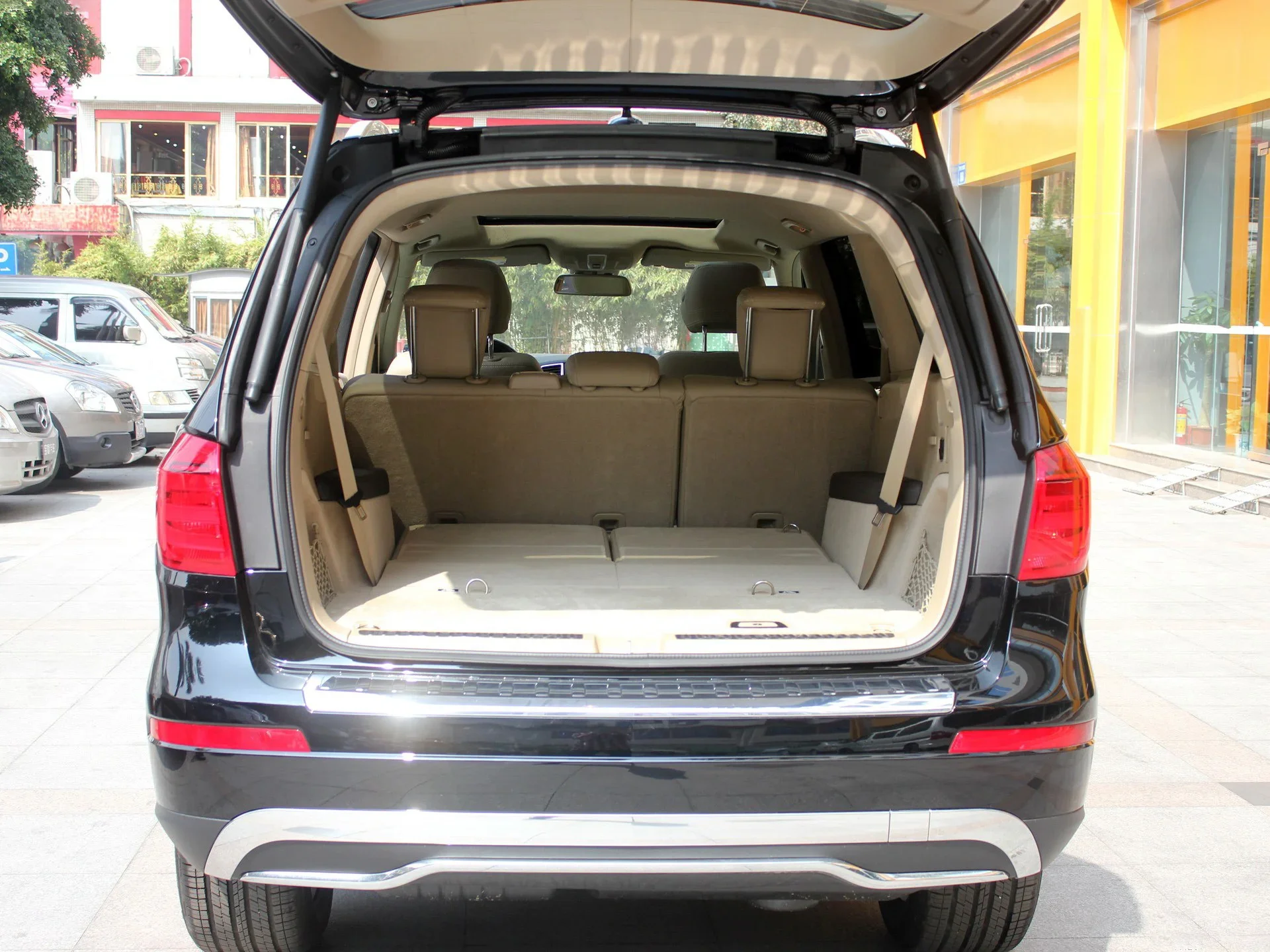 Spezieller Autositzbezug für 7 Sitze, passend für Mercedes Benz GL 2013 2014 2015 2016, PU-Leder Sitzkissen-Schutz, Autositzbezüge – Detail 6