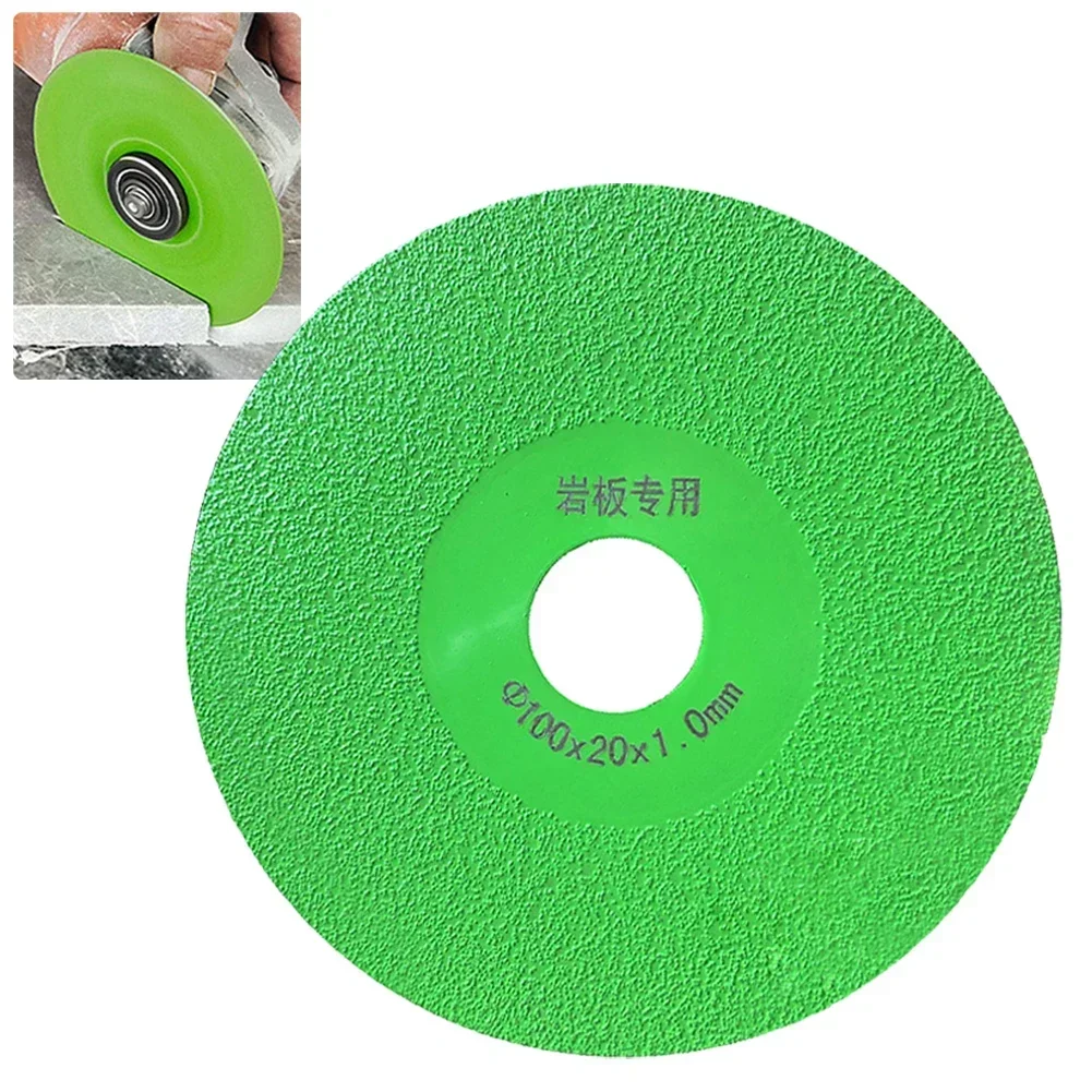 100×20×1mm Inner Hole Glass Cutting Disc Diamond Marble Saw Blade Ceramic Tile Jade Special Polishing Cutting Blade