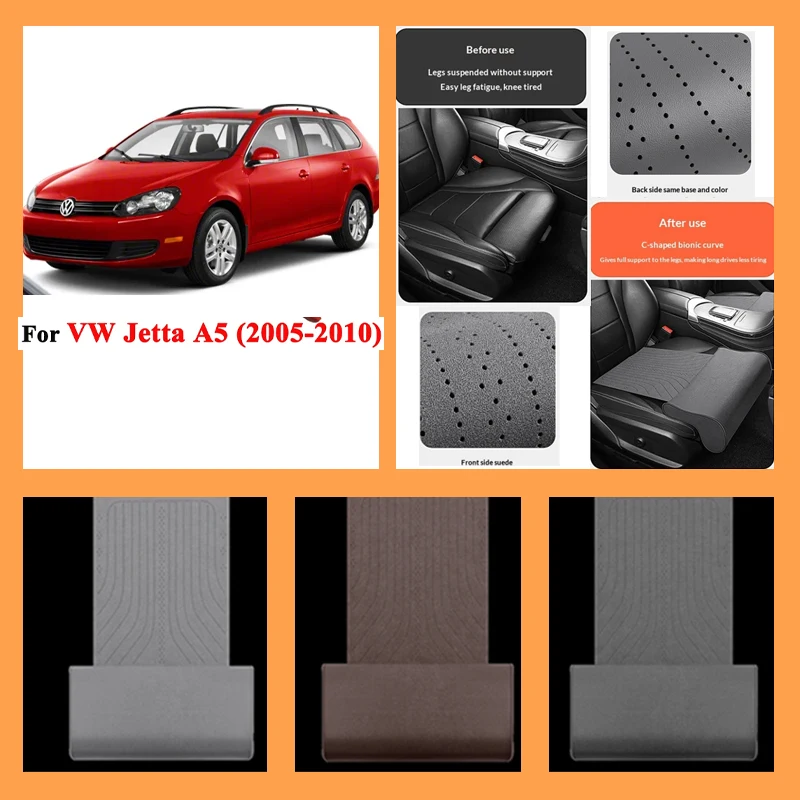 

For VW Volkswagen Jetta A5 2005-2010 Car Seat Leg Support Extension Mat support pad Seat extension leg pad