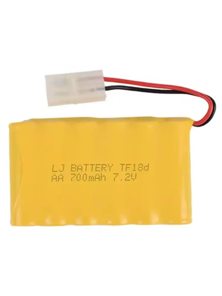 7.2v 700mAh NiCD Battery For RC Cars Robots Tanks Gun Boats Trucks AA 7.2 v Rechargeable Battery Pack With Tamiya/SM/JST Plug view 3