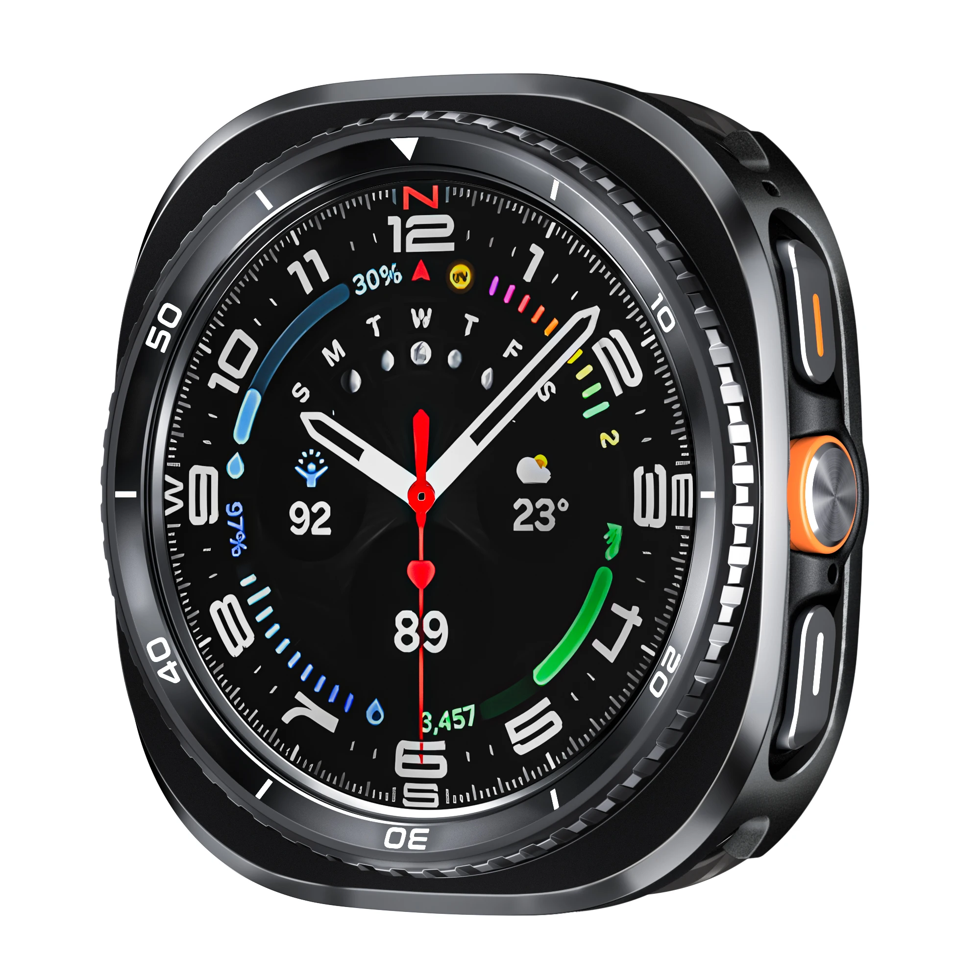 حافظة معدنية مصنوعة من خليط معدني لساعة سامسونج جالاكسي الترا 2025 غطاء 47 مللي متر لهاتف جالاكسي الترا 2024 ترقية إلى ملحقات المظهر الكلاسيكي #3