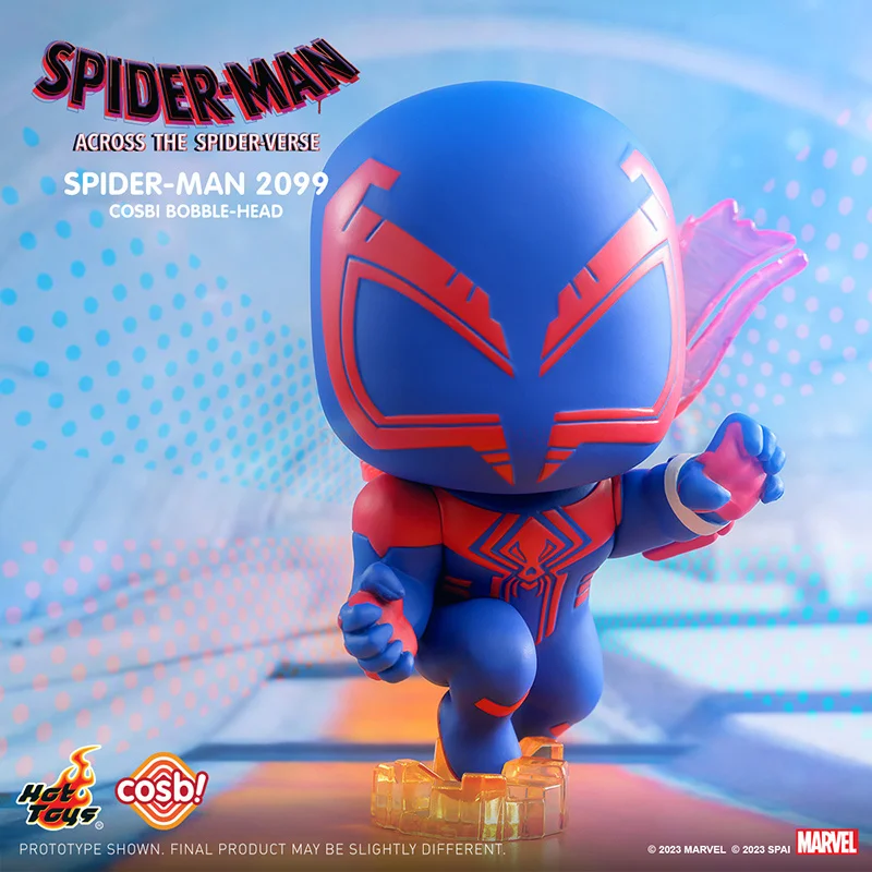 Echte Hottoys Spider Man über die Spinne Vers Ver.2 Serie Blind Box Mini Figur Spiderman Cosbi Glück Mystery Box Spielzeug Geschenk