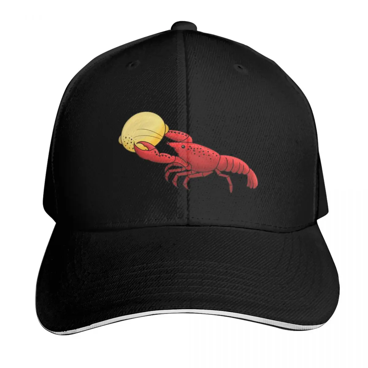 When life gives you lemons, boil crawfish Baseball Cap Lightweight Packable Gift for Him Her Casual Daily Wear