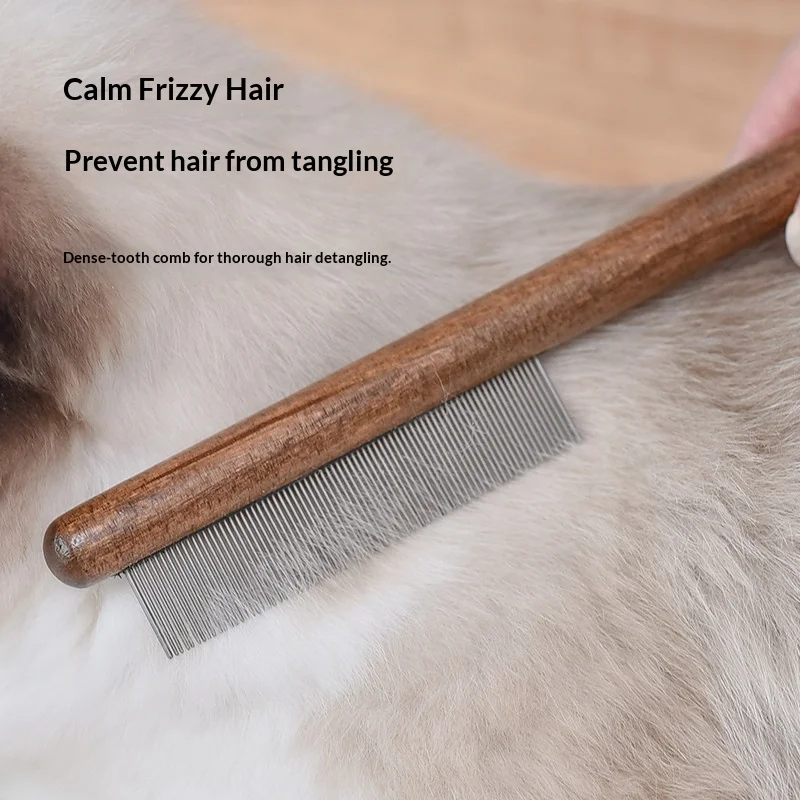Pet Row Comb Cat Needle Comb Detangling Brush For Long Hair Cat Remove Floating Hair Pet Grooming Tool For Cats Dogs Accessories