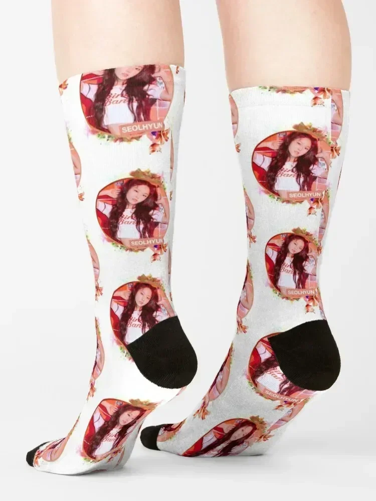 AOA - Seolhyun Socks Toe sports football Sports tennis Socks Men Women's