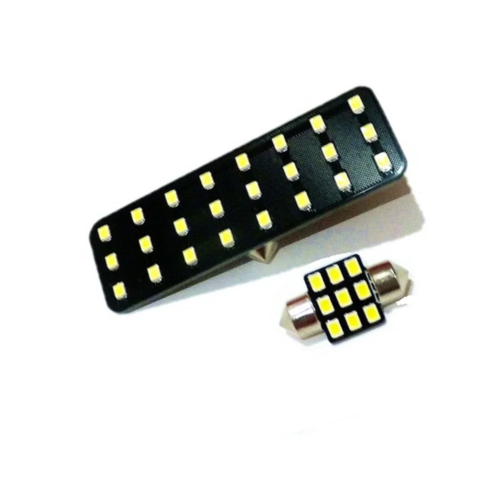 

July King 2 шт. 6000K светодиодные внутренние купольные фонари для чтения карт, совместимые с Mazda 2 Hatchback