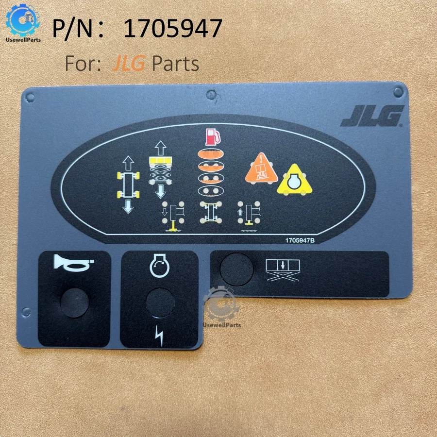 

UsewellParts 1705947 Дисплей на платформе с наклейками, используемый для деталей JLG.