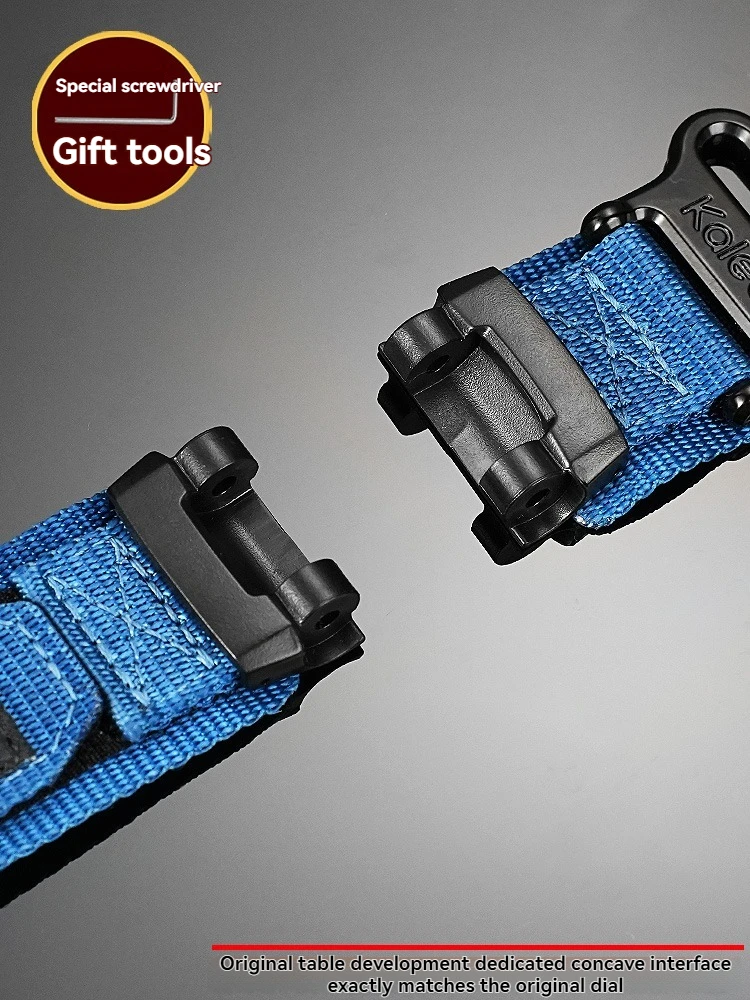 سوار رجالي لسلسلة Casio G-SHOCK من الجيل Airmaster GR-B100/GR-B100-1A2/3/4/ GB ساعة قماش نايلون معدلة مع