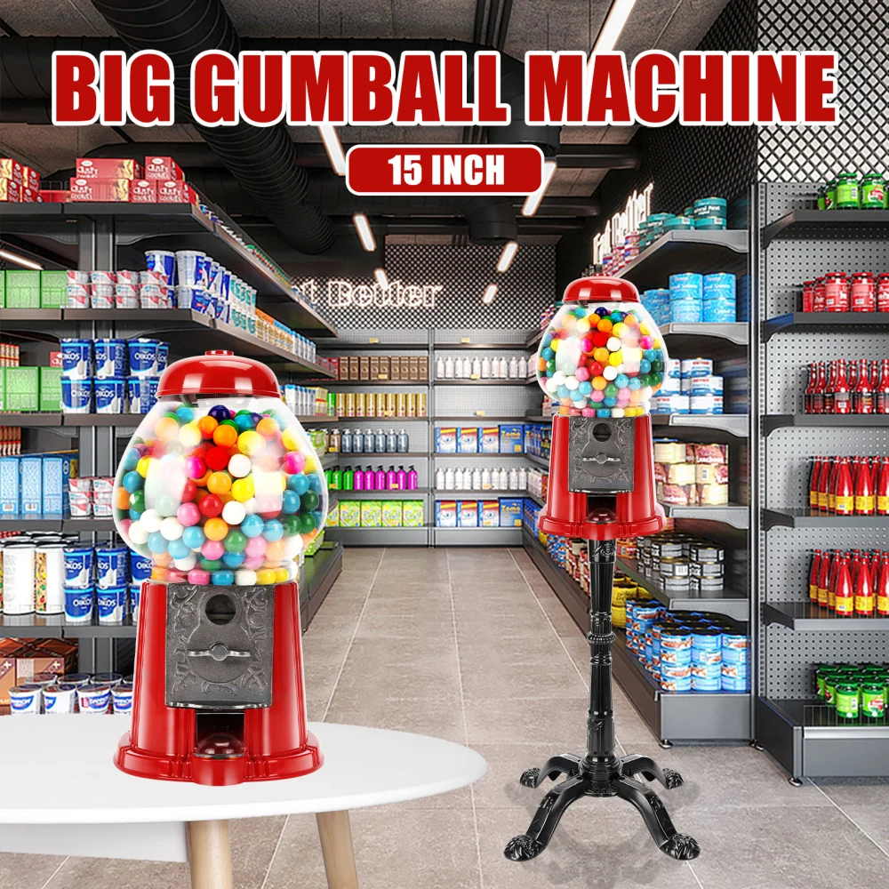 Voor 15 inch commerciële rode  - Bubble Gum Machine recensie en prijs