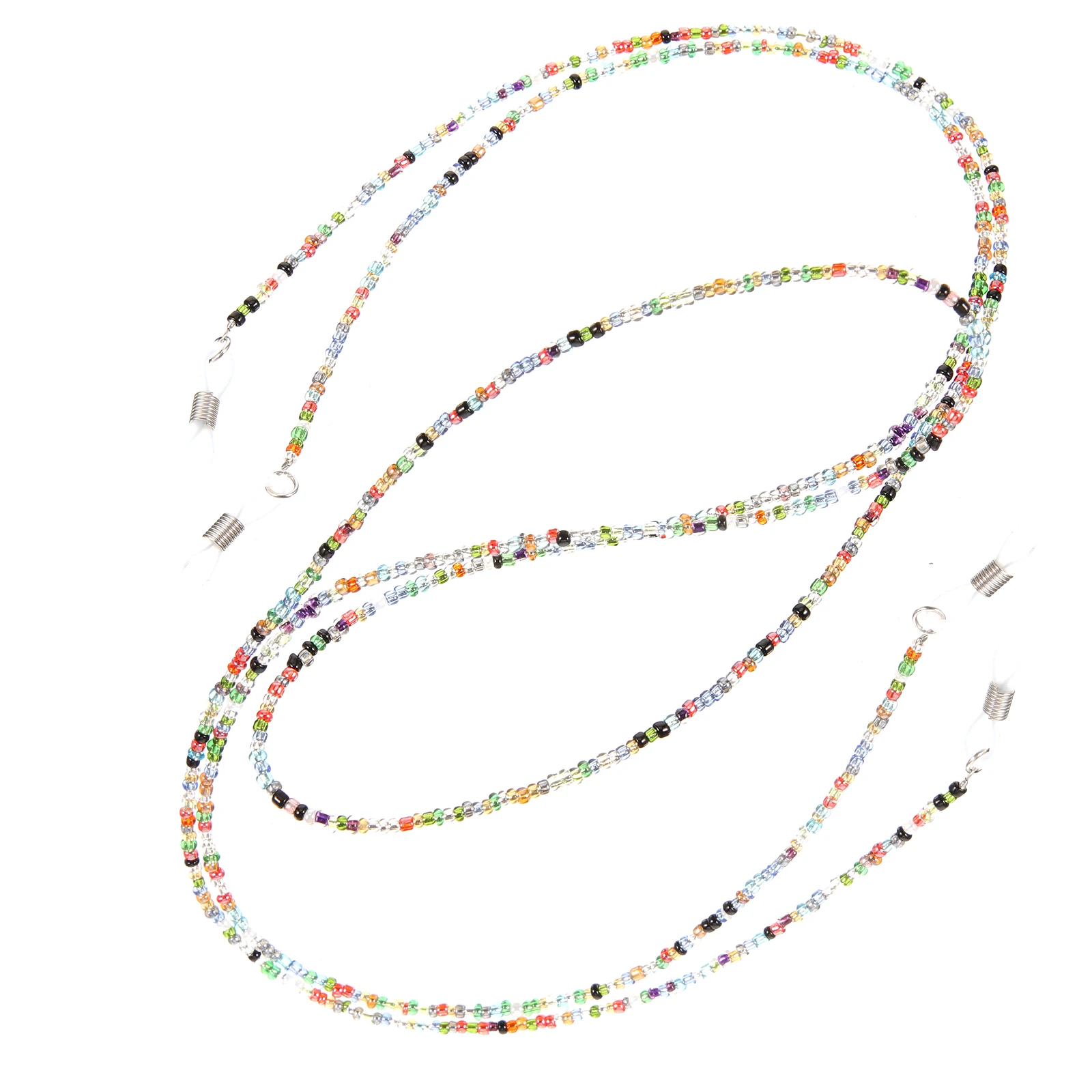 

2pcs Glasses Chain Rope Green Color Eyeglasses Holder Anti Lost Durable Acrylic Lightweight Practical glasses lanyard women