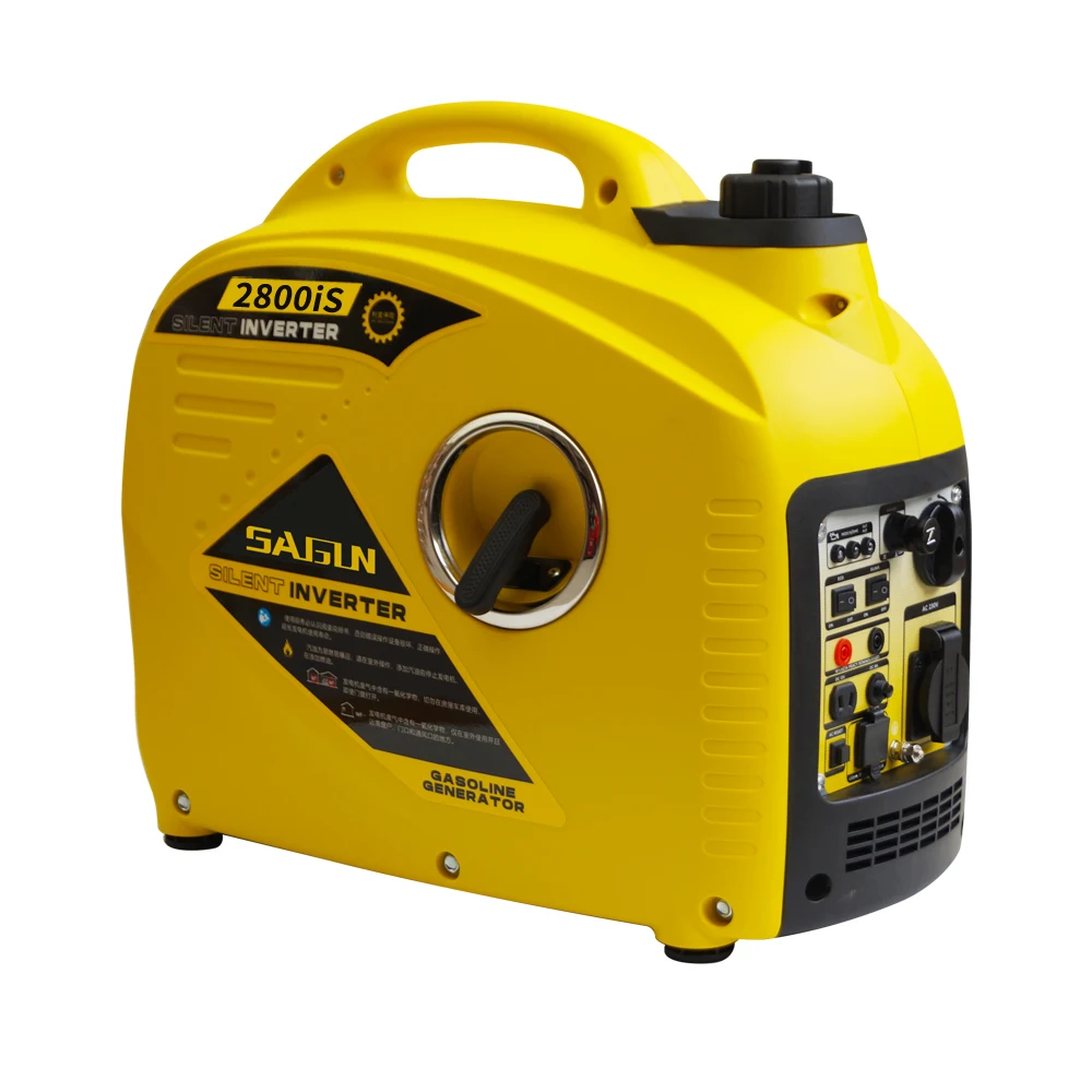 Portable  2500 W Inverter Gasoline Generator Oil Capacity 0.35L for Emergency Electric Power