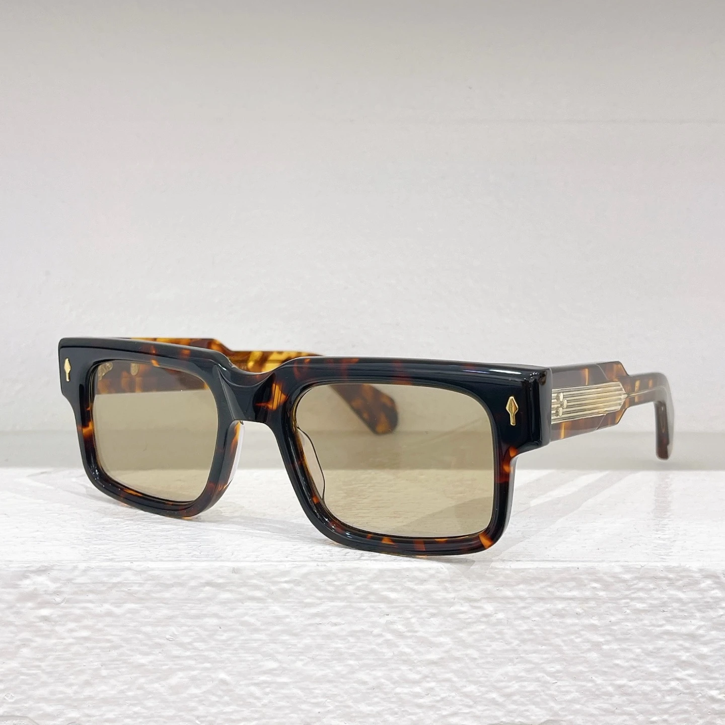 High Quality Thick Acetate Sunglasses HEMMINGS For Men Women Designer Square Vintage Fashion Eyeglasses Handmade Sun Glasses