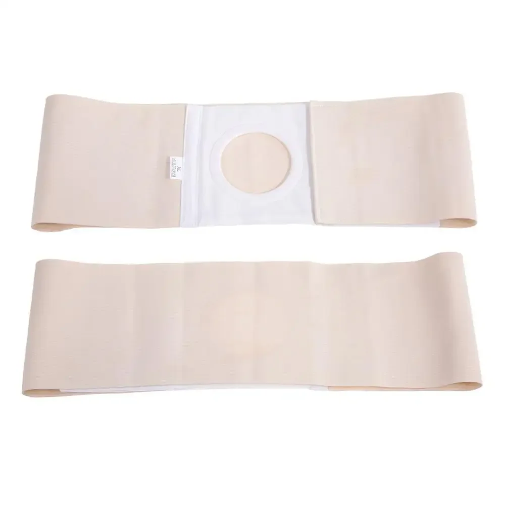 Unisex Ostomy Hernia Binder Brace Ostomy Abdomen Belt With Stoma Elastic Prevention Care Medical Abdomen Belt With A Hole 3 Size