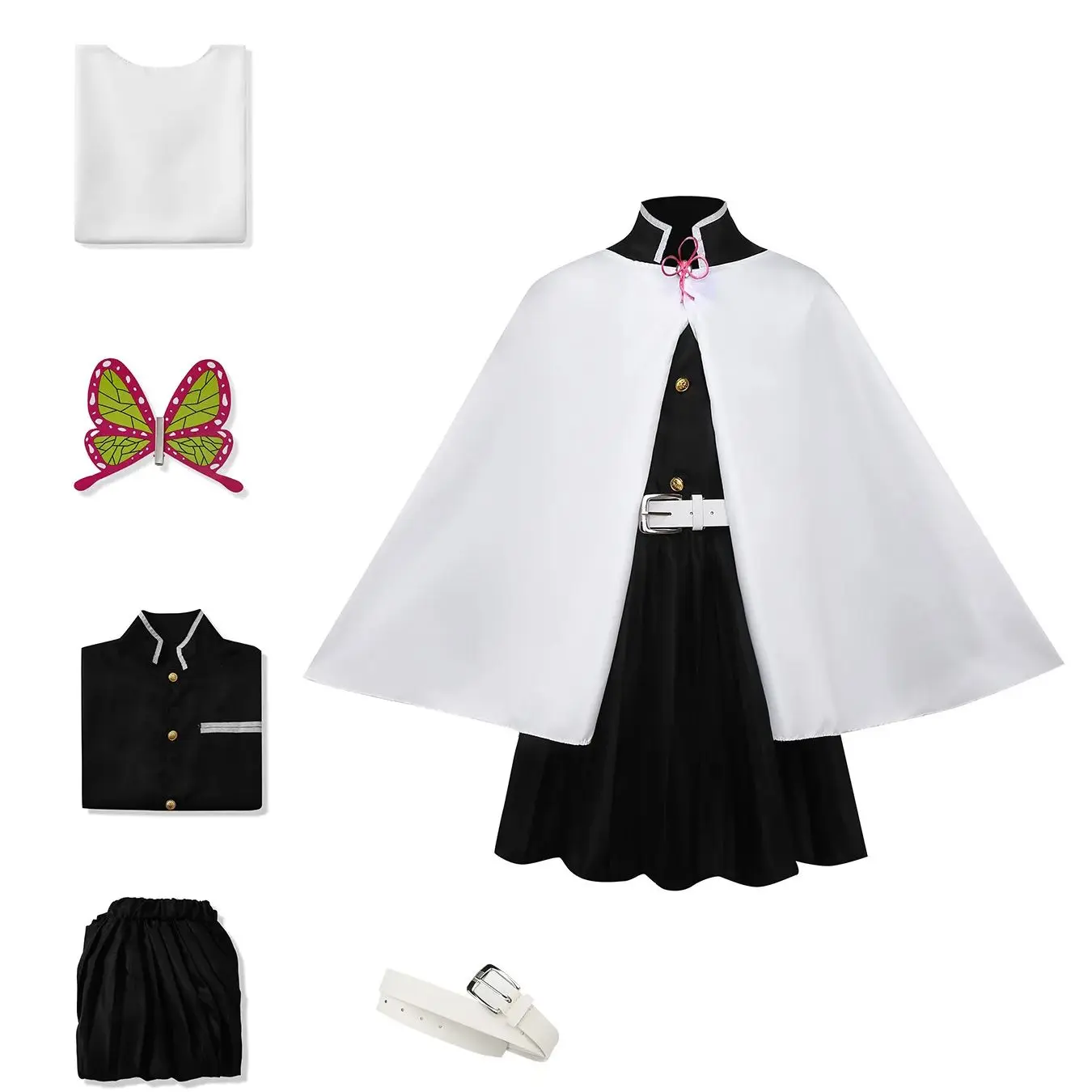 

Костюм для косплея Цуюри Канао: Японское кимоно-хаори для девочек, наряд для Хэллоуина, карнавала, сценических выступлений