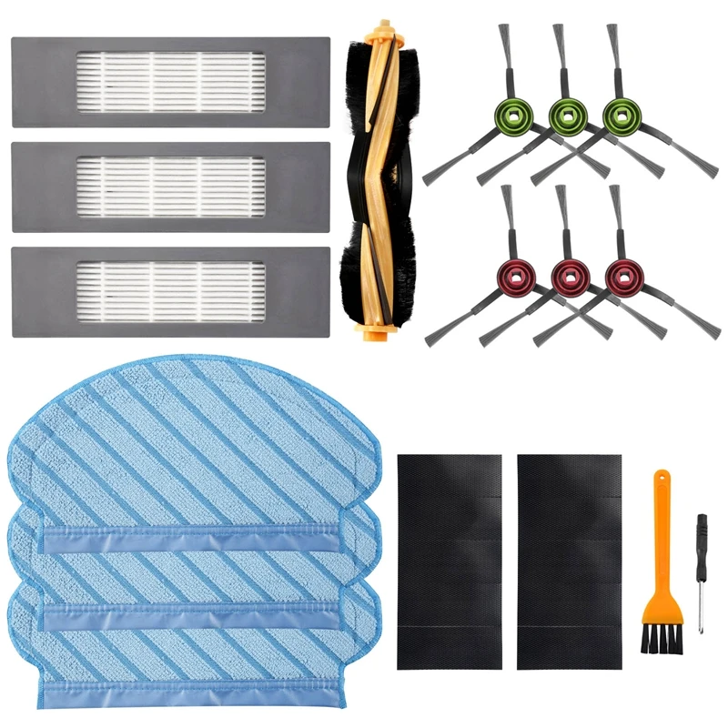 

ABGG-Suitable For Ecovacs Deebot OZMO 950 920 Sweeping Robot Accessories, Main Brush Side Brush, HEPA Filter, Rag Mop