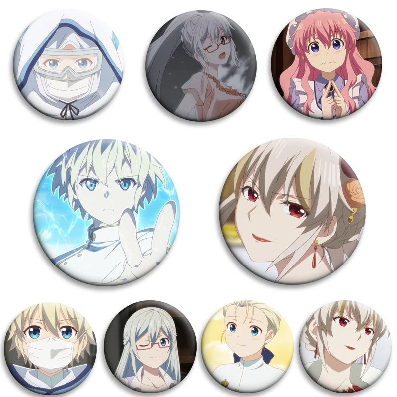 

Parallel World Pharmacy Anime Enamel Pins Round Brooches for Clothes Backpack Decoration Cartoon Badge Jewelry Accessories Gifts