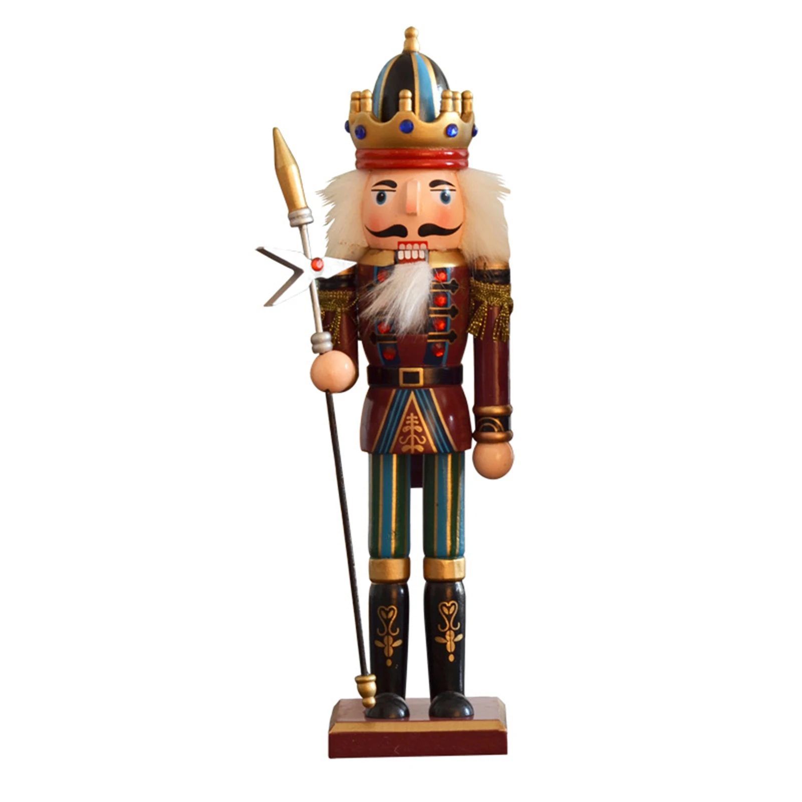 Nutcracker Soldier Figure Toy Toy Soldier Nutcracker Costume Men for Christmas New Year Decor IMNT