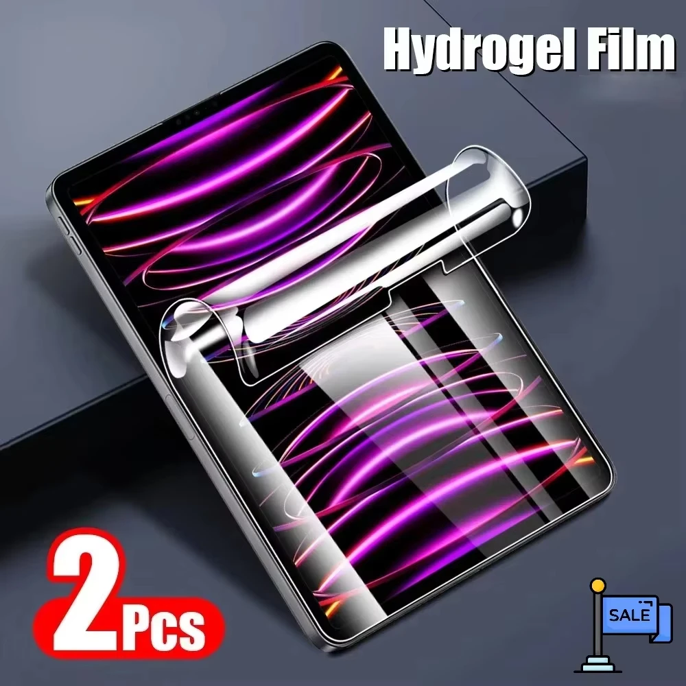2PCS Hydrogel Film For Xiaomi Mi Pad 7 Pro 11.2 6 Max 14 Pad 5 6 6S Pro 12.4 11 Redmi Pad 10.6 Clear Soft Screen Protector