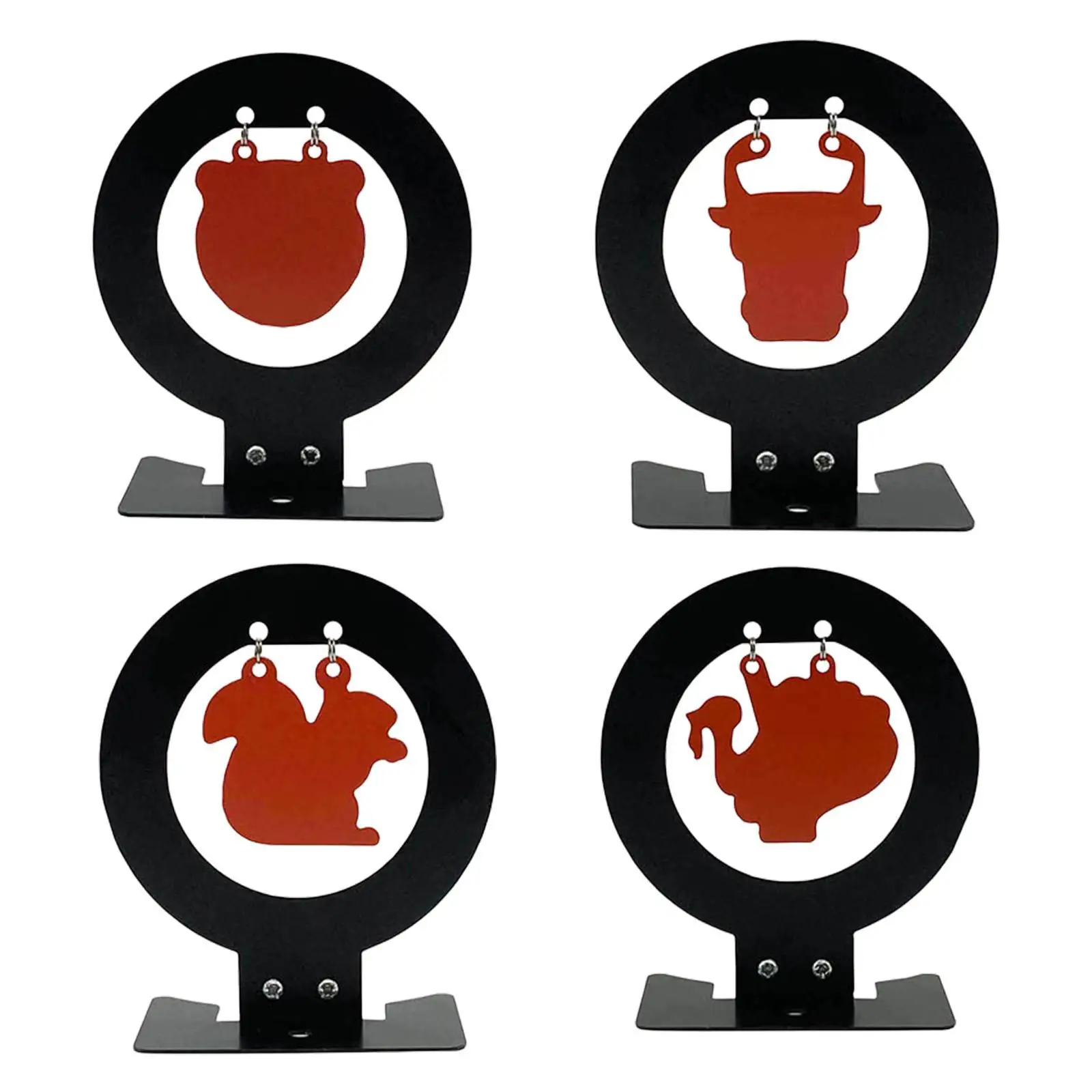 

Мишень из углеродистой стали для активного отдыха, профессиональная тренировочная мишень, прочная тренировочная мишень, силуэтная мишень для аксессуаров