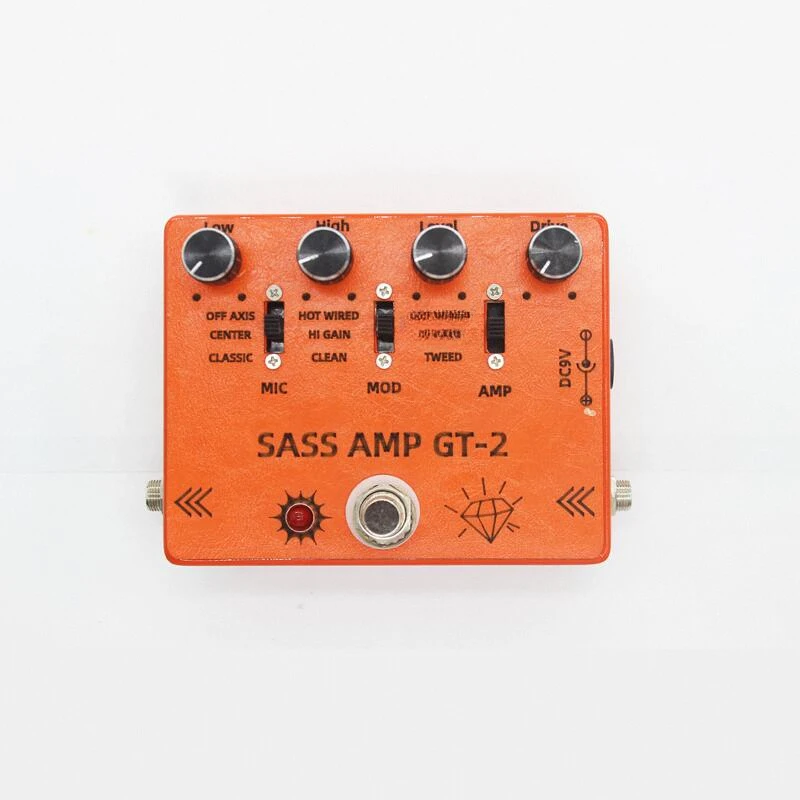 DIY Hand Effect Maker SansAmp GT-2 Duplicate Electric Guitar Speaker Simulates Distortion of a Single Circuit Board