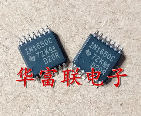 Free shipping   INA1650IPWR.IN1650C  TSSOP-14    10PCS  As shown