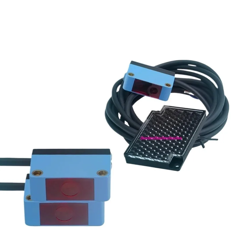 

Square laser photoelectric switch sensor infrared specular reflection small light point long distance sensor