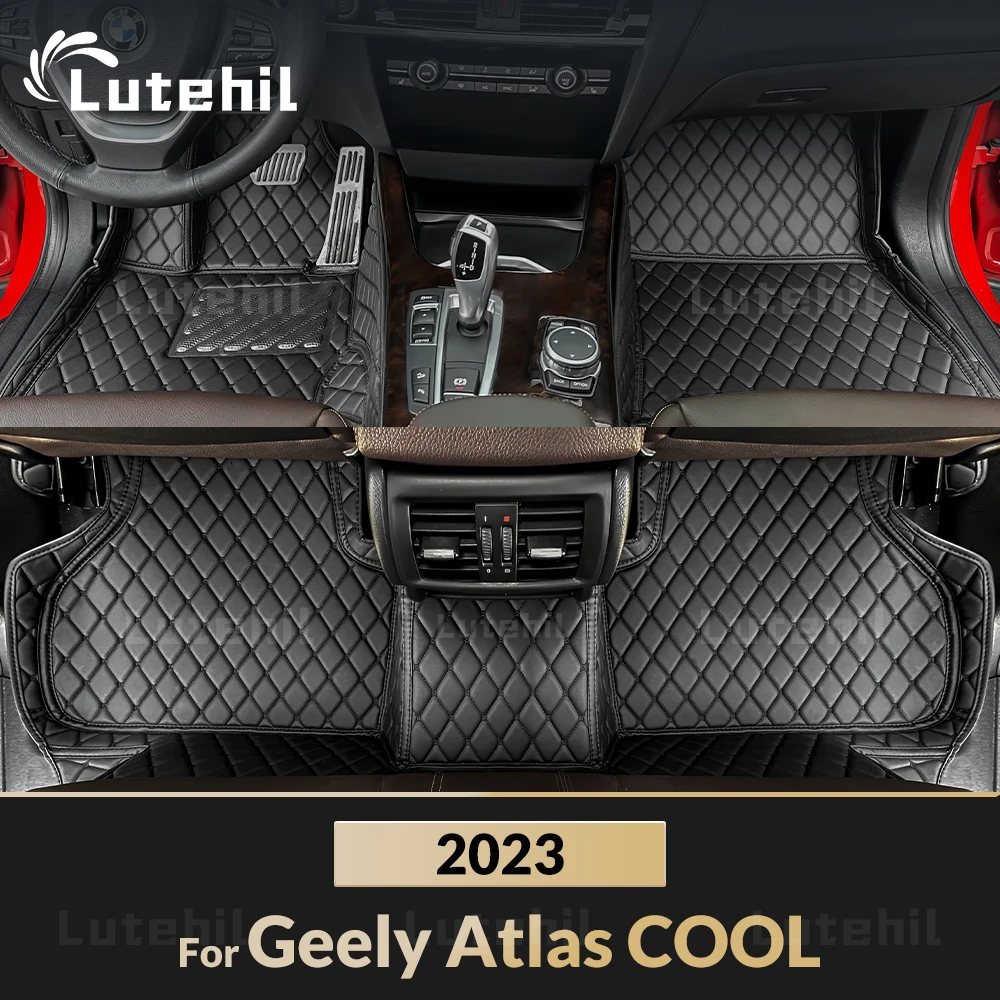 

Lutehil Car Floor Mats For Geely Atlas COOL 2023 Automobile Carpet Cover Interior Details Accessories Protective Pad Parts