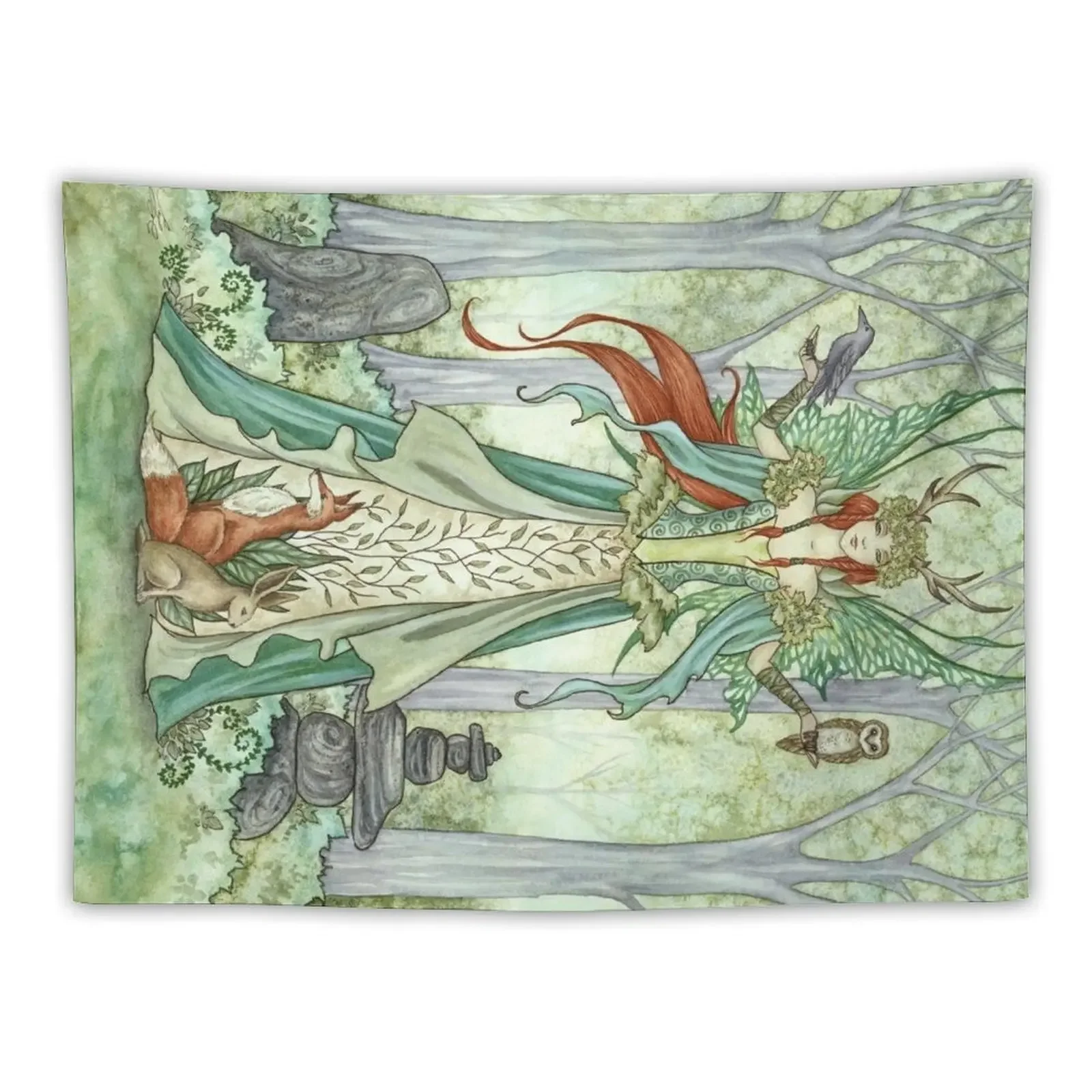 The Caretaker Tapestry Mushroom Cute Room Decor Carpet On The Wall Room Aesthetic Decor Tapestry