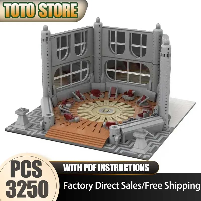 

Moc Building Bricks Advanced Meeting Room Technology Modular Blocks Gifts Star Movies Model Christmas Toys DIY Sets Assembly