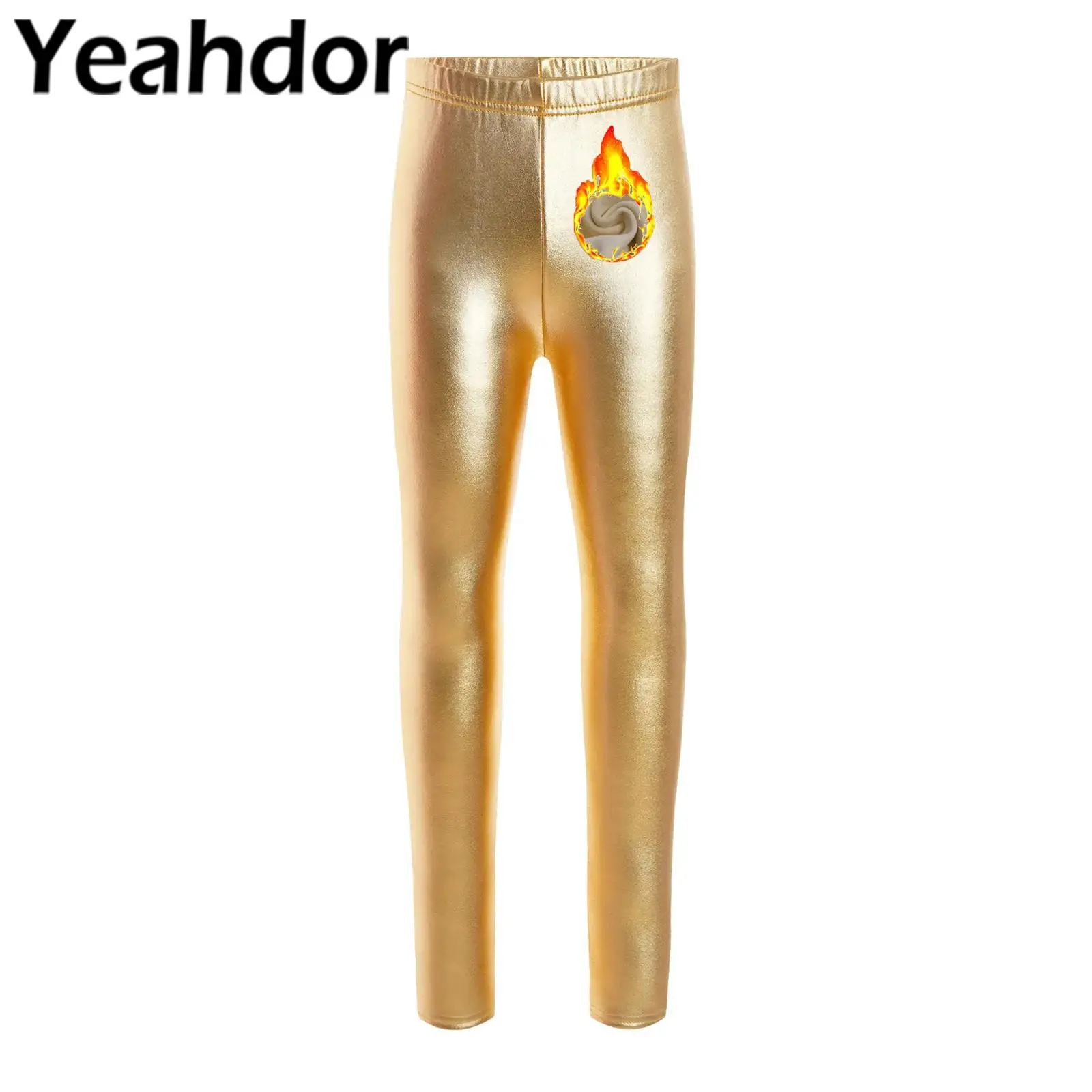 

Детские брюки для джазовых танцев для девочек, теплые леггинсы на флисовой подкладке, узкие брюки с эластичным поясом для латинских танцев, вечеринок, выступлений на сцене