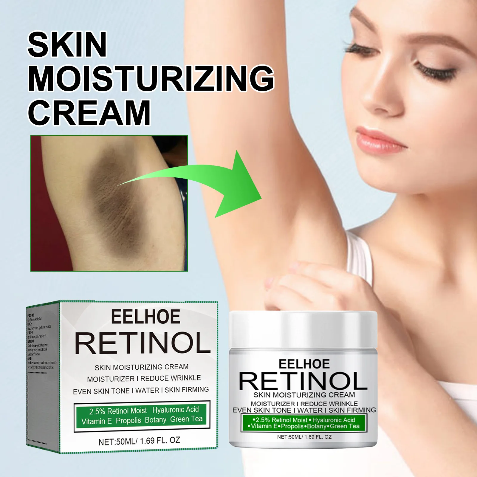 

EELHO Beauty Cream Lightens, Brightens, And Nourishes The Skin In Intimate Areas Such As Joints, Elbows, And Armpits