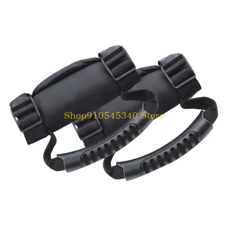 U2JA Roll Bar Grab Handles Roll Bar Grab Handle Strap Compatible for UTV ATVs Accessories Grip Handles Automotive Grab Handle