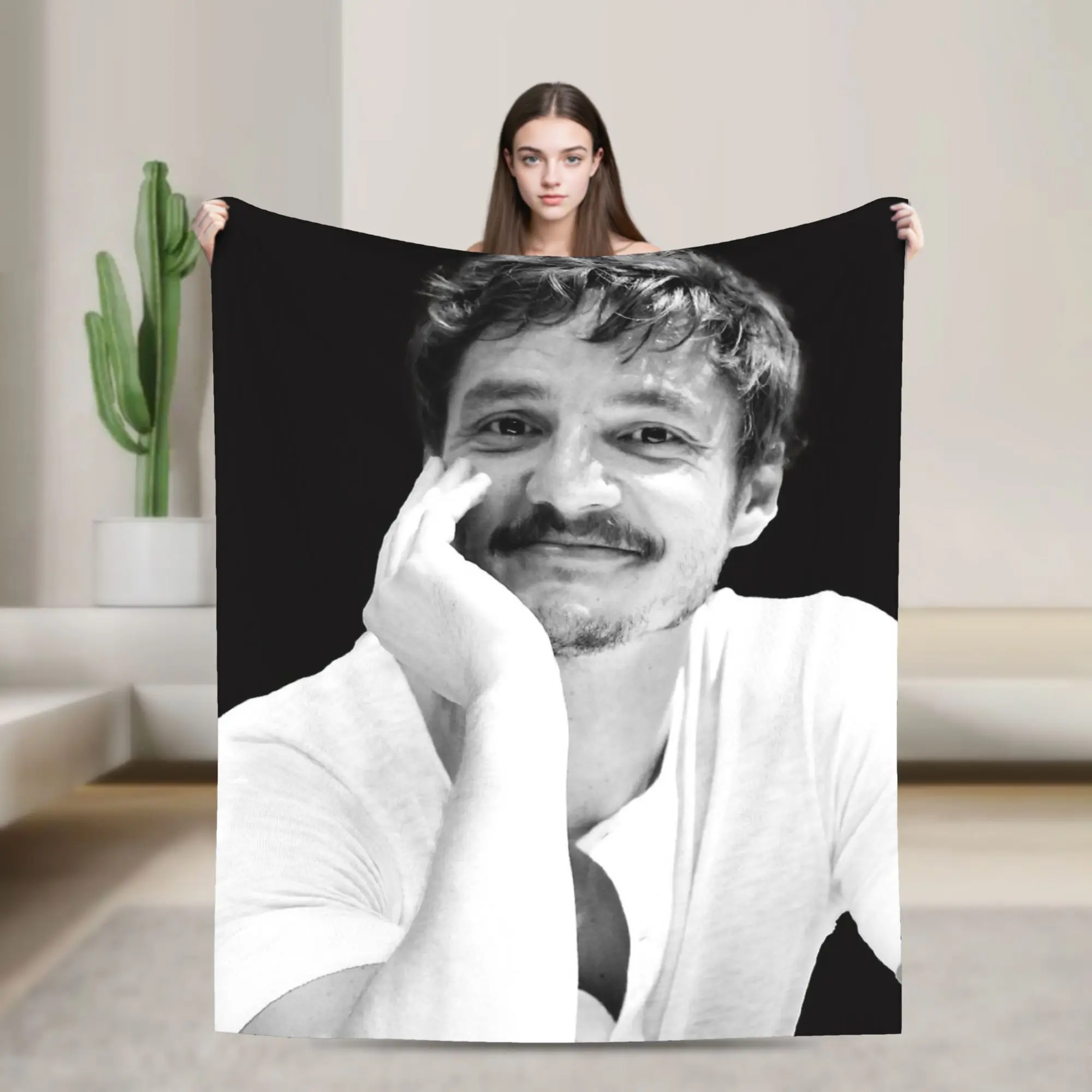 Daddy Pedro Pascal  Blankets  Soft Funny Plush Bedding Throws For Girls Boys Home Decor Flannel Bedspread Bed Cover