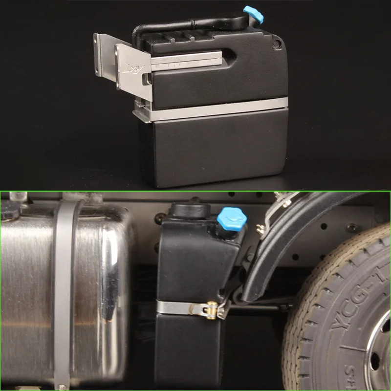 1:14th مقياس البلاستيك محاكاة اليوريا خزان ل Tamiya مركبة يتم التحكم بها عن بُعد سكانيا 770S R620 فولفو بنز أروكس مان TGX اكسسوارات السيارات #6