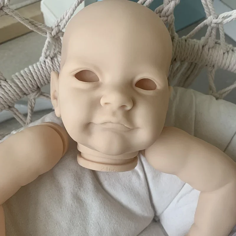 23inch Reborn Kit Tobiah with COA Lifesize Toddler Baby Doll Kit Unfinished Unpainted Doll Parts Diy Doll Kit