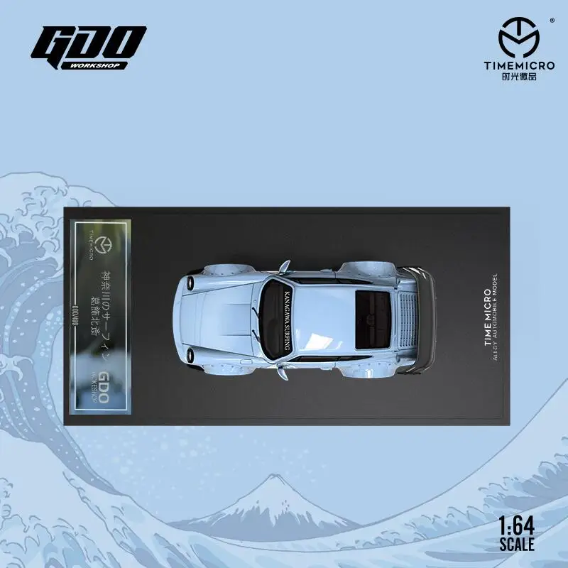 Time Micro X GDO 1:64 RWB The Great Wave off Kanagawa Model Car