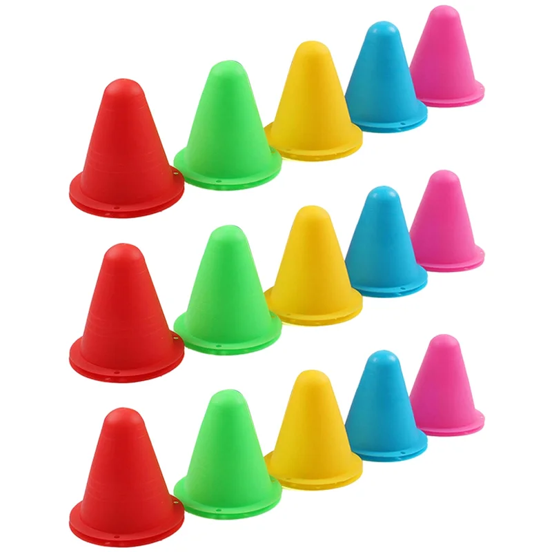 AEF6-Soft Plastic Agility Field Marker For Soccer,Football - Indoor/Outdoor Skating - Training Cones For Drills And Games