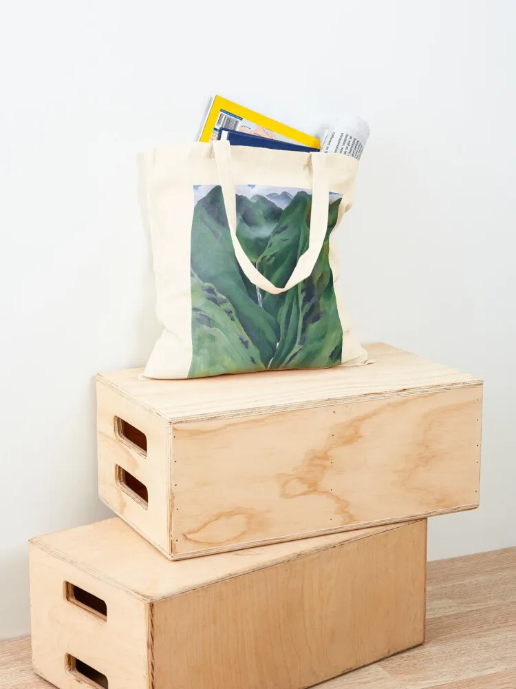 جورجيا O'Keeffe شلال حمل حقيبة المتسوق حقائب للنساء أكياس التوصيل المجاني حمل حقيبة حقائب رجالية للنساء